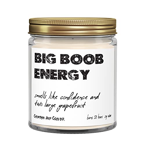 Big Boob Energy Grapefruit Soy Candle