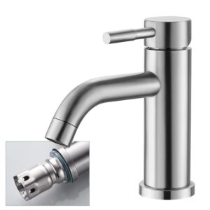 faucet basin faucet bathroom sink faucets parts basin mixer with hand modern lavatory sink hot cold faucet for kitchen bath basin tools (color : bend dual hole)