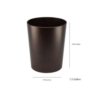 SEDLAV Metal Wastebasket, Bronze