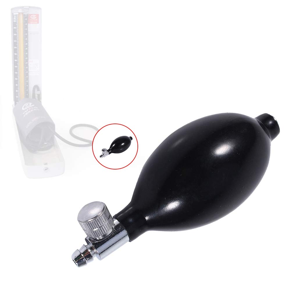 Blood Pressure Bulb & Valve Replacement, Blood Pressure Bulb & Air Release Valve Premium Large Pump for Manual Inflation of Sphygmomanometer