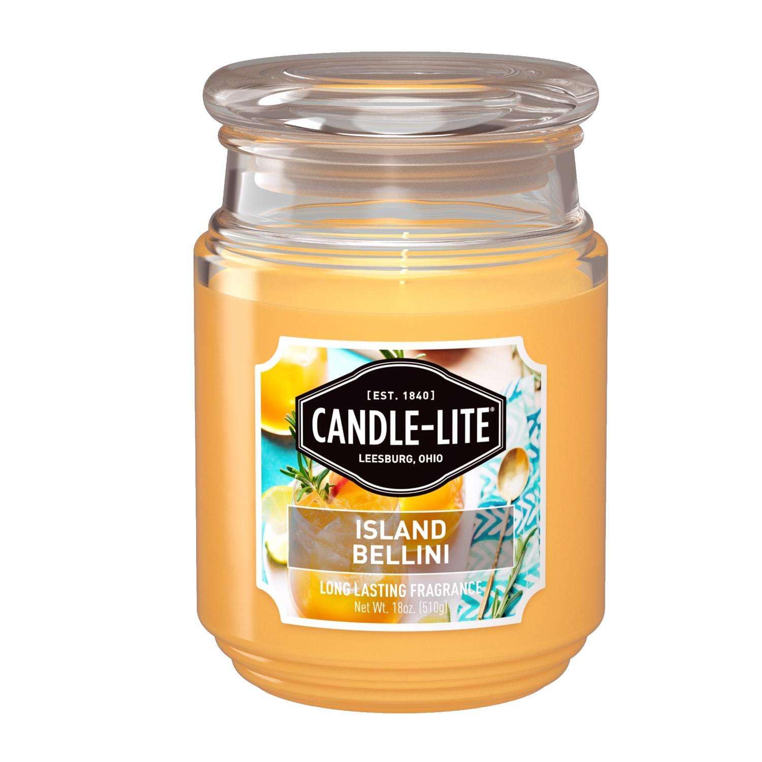 Candle-Lite Everyday Aromatherapy Candle Island Bellini Scented, 18 oz