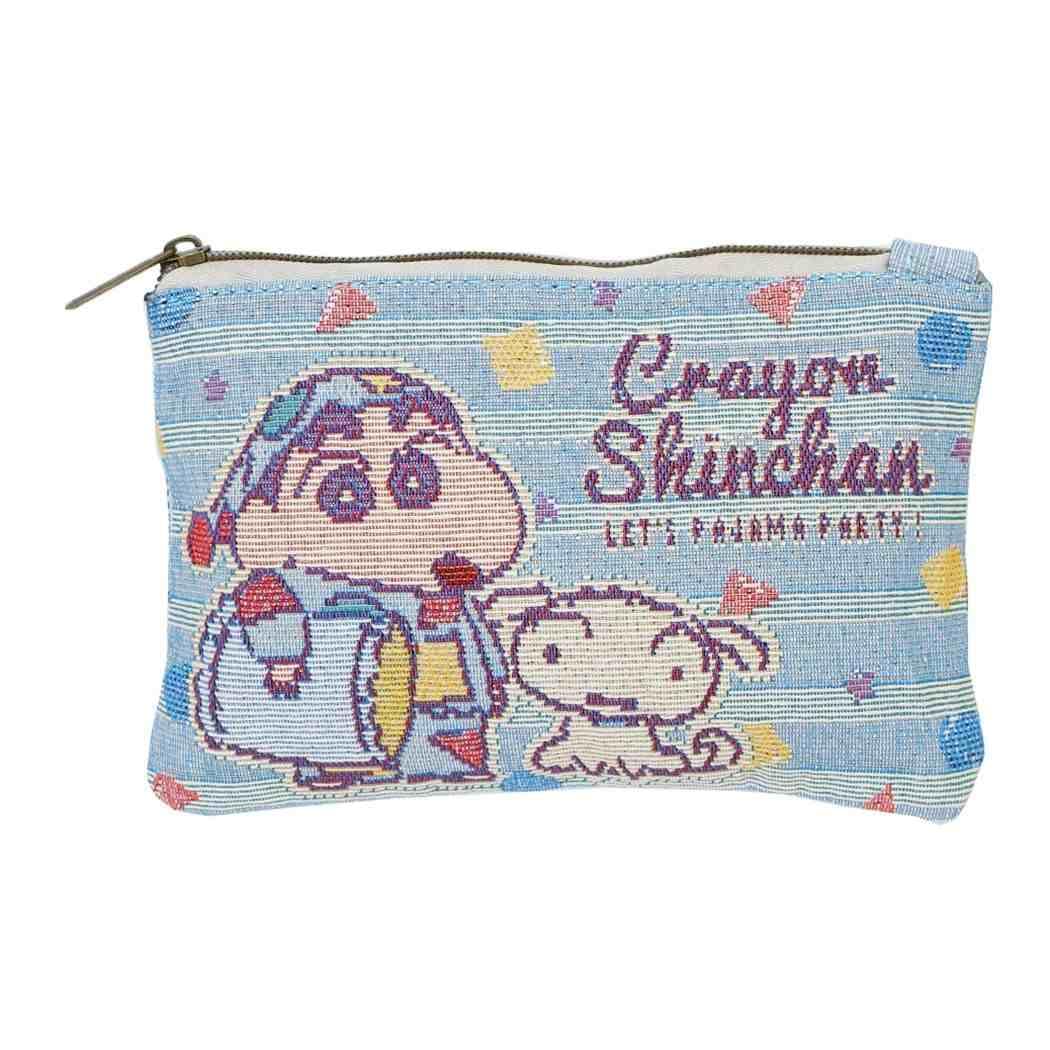 I Planning Crayon Shin-chan Gobelin Weave Flat Pouch Pajamas W7.9 x H 5.1 inches (20 x 13 cm) K4265B