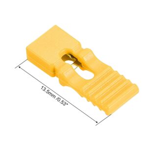 AIMPGSTL 50Pcs 2.54mm Pin Header Jumper Cap Lengthened Short Circuit Connection Cap Mini Micro Jumper Bridge Plug, Circuit Board Jumper Cap Shunts Short Circuit Cap for Arduino