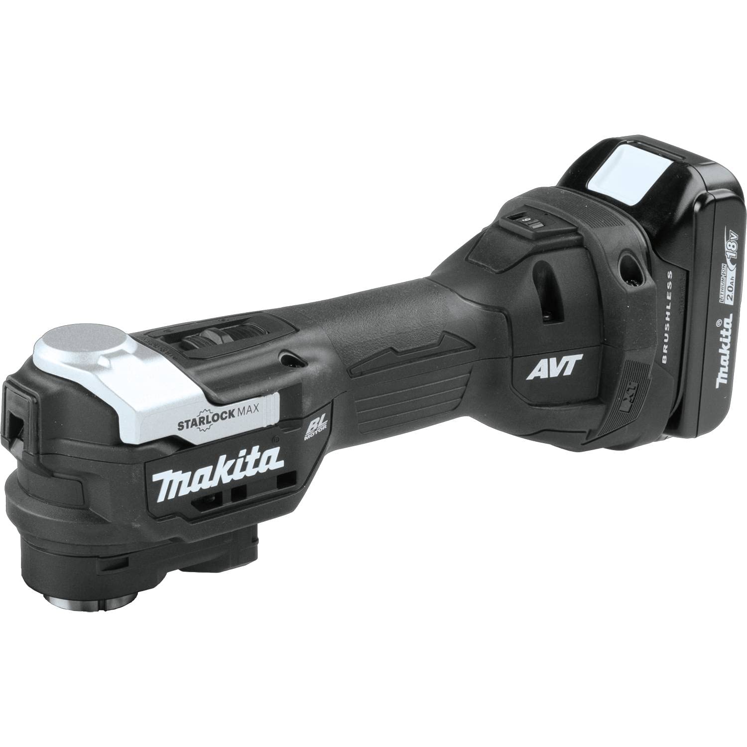 Makita XMT04R1B 18V LXT® Lithium-Ion Sub-Compact Brushless Cordless StarlockMax® Oscillating Multi-Tool Kit (2.0Ah)