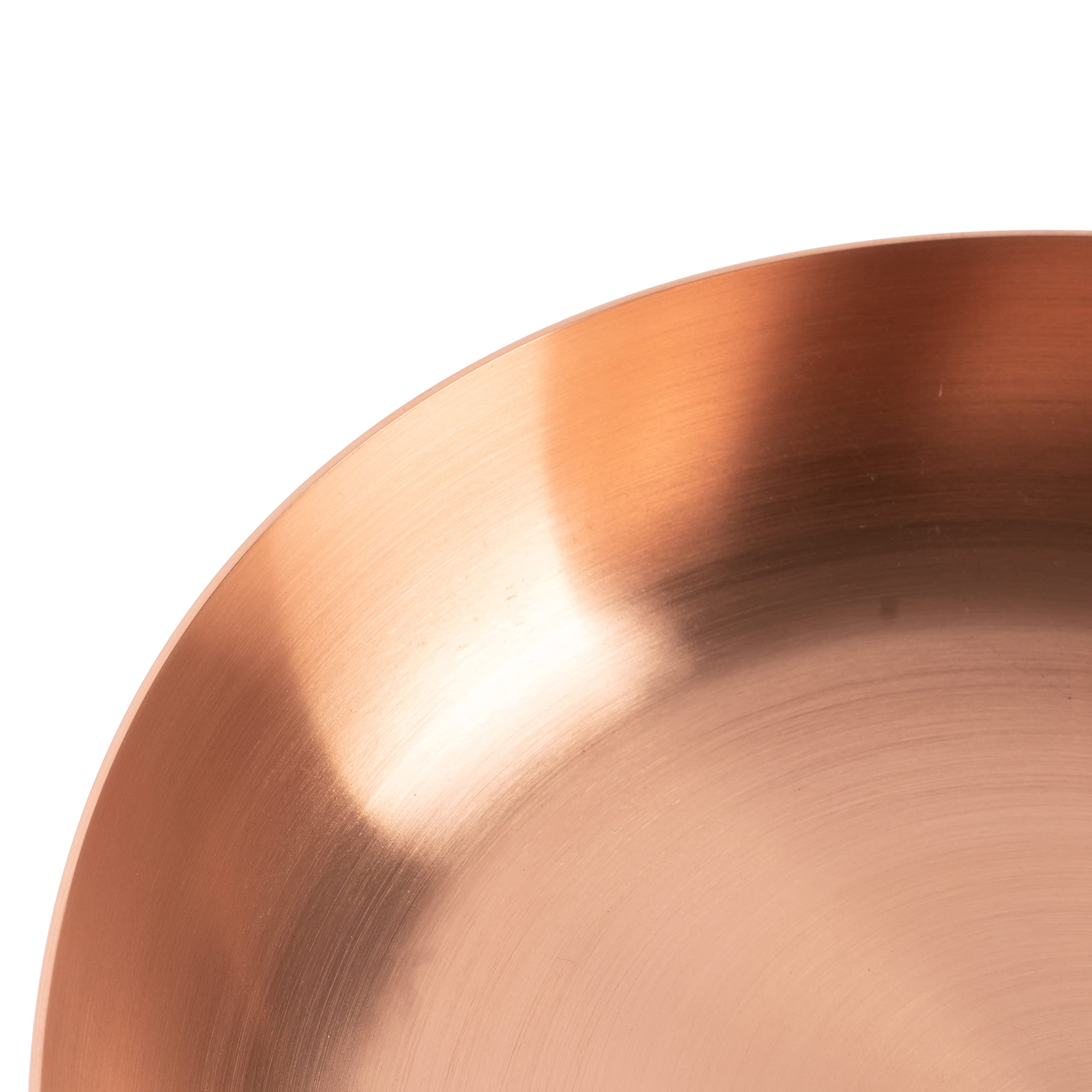 Cuisine Romefort | pure copper frying pan Ø 9.5 in, thick-walled | skillet made of solid copper without coating (Medium)