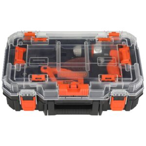 BLACK+DECKER MATRIX 20V MAX* Cordless 4-Tool Combo Kit with Storage (BDCDMT1204KITC1)