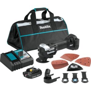 makita xmt04r1b 18v lxt® lithium-ion sub-compact brushless cordless starlockmax® oscillating multi-tool kit (2.0ah)