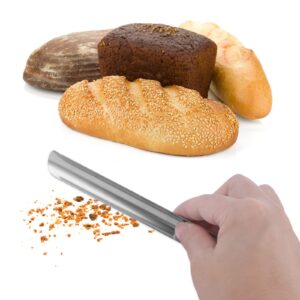 abeillo crumb sweeper-table crumb sweepers bread crumber for servers, stainless steel table crumbers for tablecloth in restaurants and homes, small desk cleaning tool