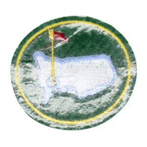 Red Flag Golf &USA Map Iron On Patch Embroidered Iron On Applique 2.7inch