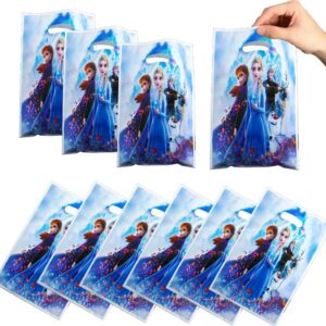 30PCS Party Bag Packs Birthday Party Supplies for Kids Theme Candy Bag Treat Bags Cookie bag (blue 2)