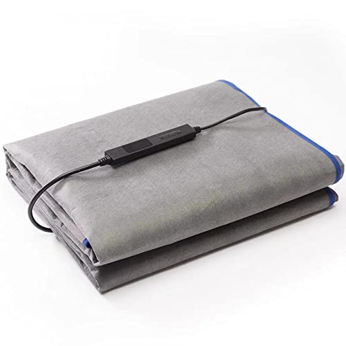 DD dedeo Graphene Heating Pad,Heating Mattress,0.2cm Ultrathin Blanket,72W,Machine Washable,Fast Heating,60 * 78inch for Bed,Dark Grey