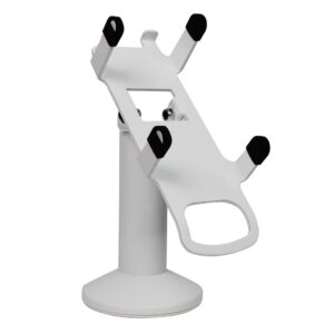 discount credit card supply dccstands valor paytech vl100 7" swivel and tilt terminal stand, screw-in and adhesive, white…