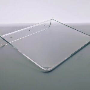 12" Long Clear Floating Shelf (8" deep) Xform3