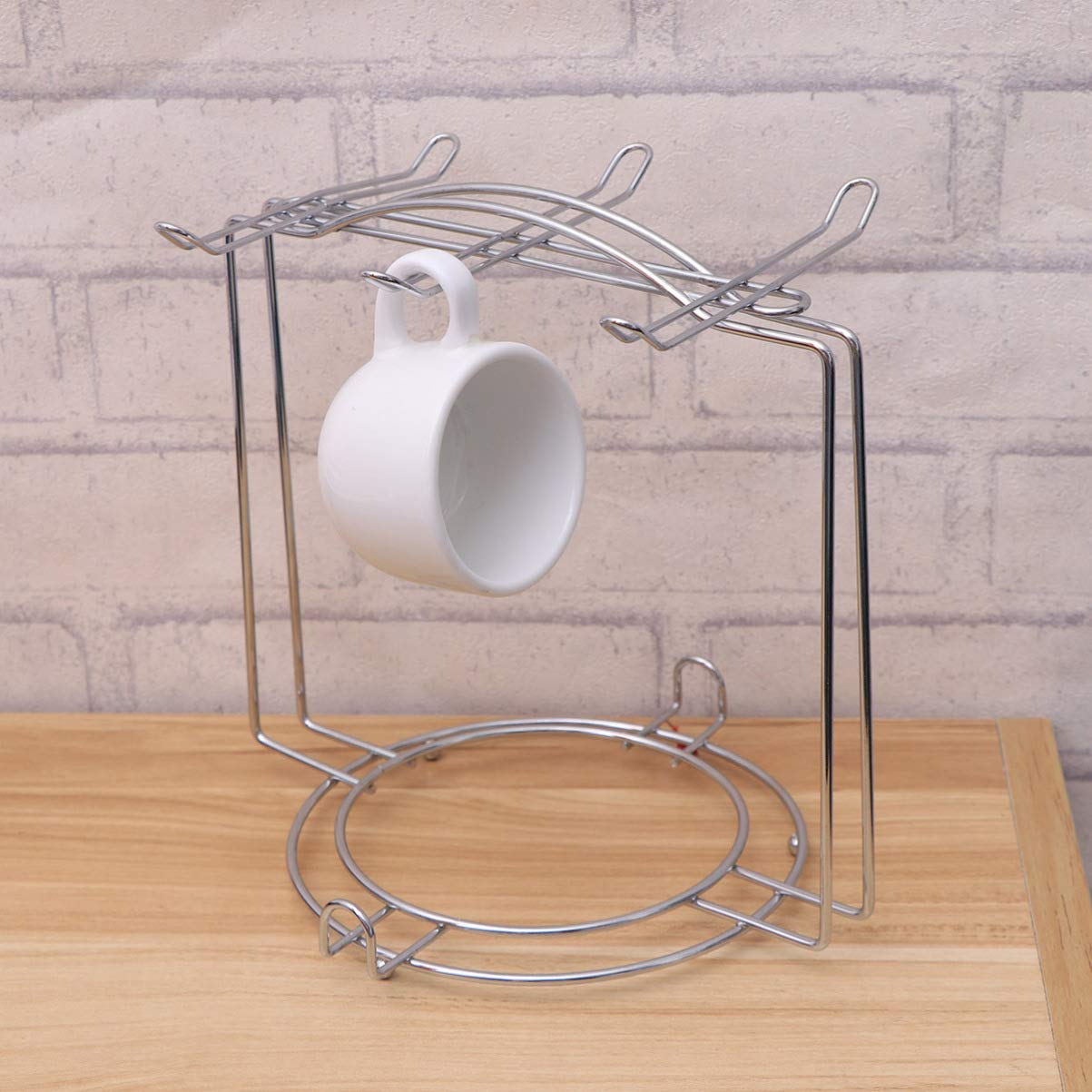 Coffee Mug Holder for Countertop: Coffee Cups Rack Coffee Mug Organizer Station Mug Stand Coffee Bar Accessories