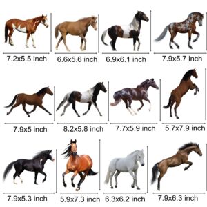 24Pcs Horse Table Centerpieces Sticks Horse Table Toppers Horse Racing Party Decoration for Horse Themed Birthday Party Baby Shower Supplies