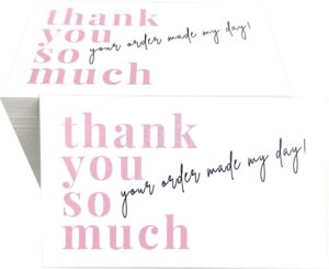 rxbc2011 thank you for your order cards your order made my day client appreciation package insert for online business pack of 100