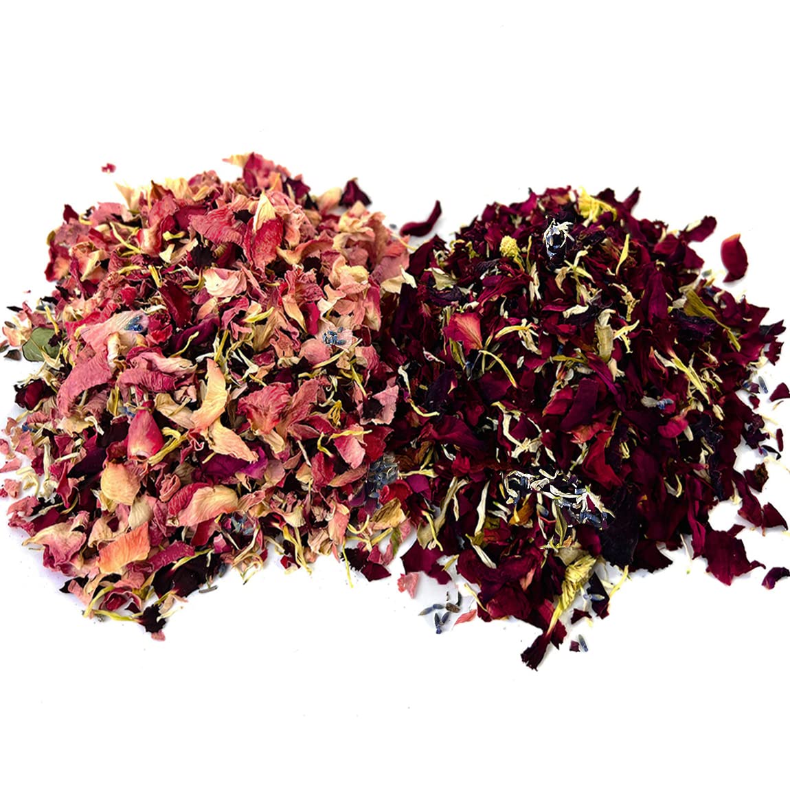 TooGet Wedding Confetti Dried Flower Petals, 100% Natural Confetti Dried Petals Biodegradable Petal Confetti for Wedding and Party Decoration - 115g (Red Roses Petals)