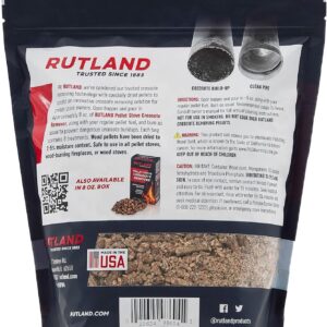 RUTLAND PRODUCTS Pellet Stove Creosote Remover, Chimney & Flue Cleaning Wood Pellets, 4 Pound Bag