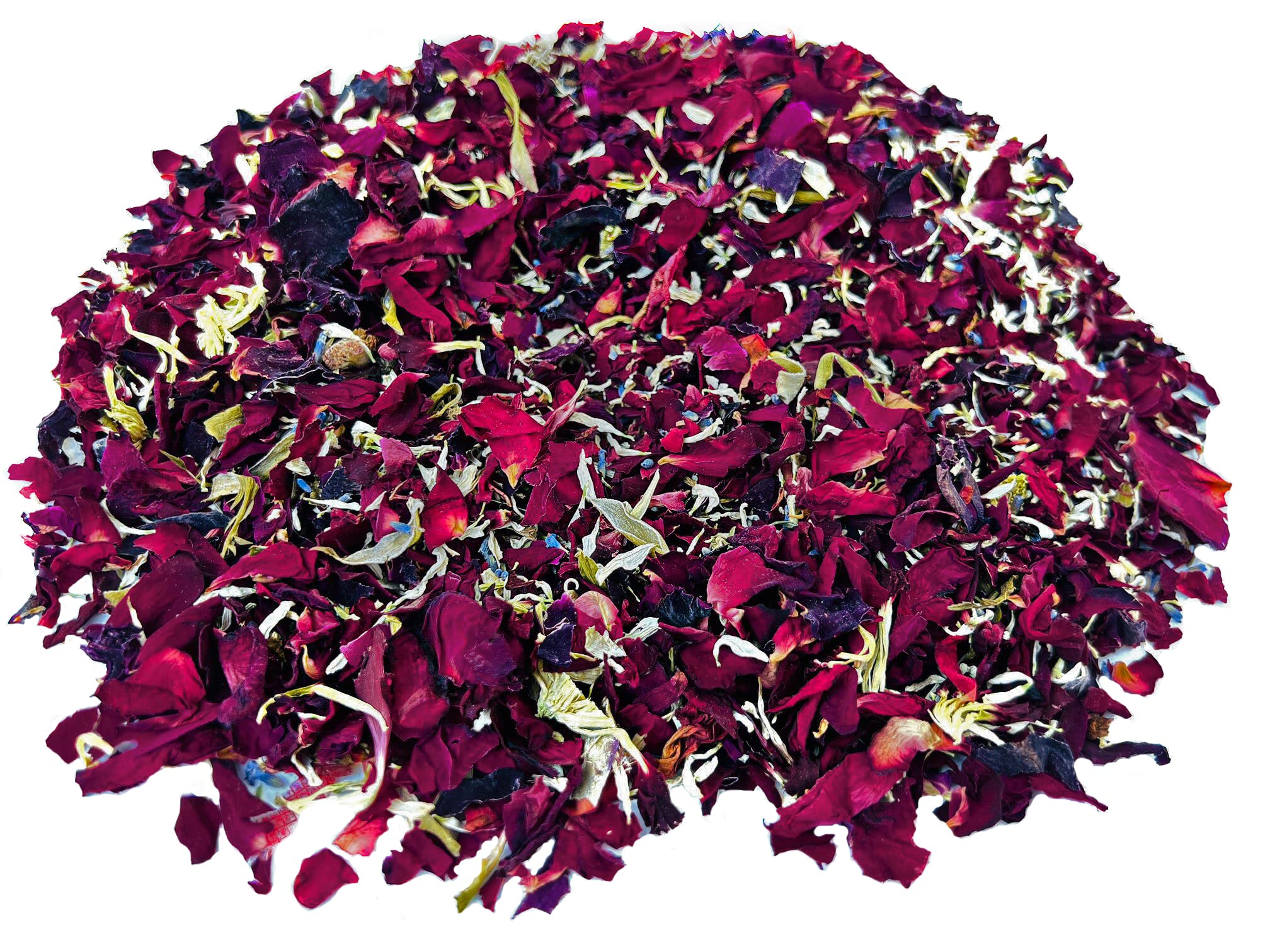 TooGet Wedding Confetti Dried Flower Petals, 100% Natural Confetti Dried Petals Biodegradable Petal Confetti for Wedding and Party Decoration - 115g (Red Roses Petals)