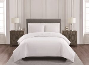 charisma bristol embroidered, queen, white duvet