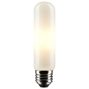 Satco 8-Watt LED E26 Light Bulb, 3000K, 15000 Hour Rating, Dimmable, Frost