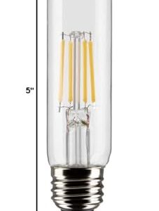 Satco 5.5-Watt LED E26 Light Bulb, 3000K, 15000 Hour Rating, Dimmable