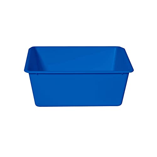 Creatology Blue Plastic Book Storage Bin Organize Books for Classroom, Playroom, Bedroom, and Library - Bulk 12 Pack