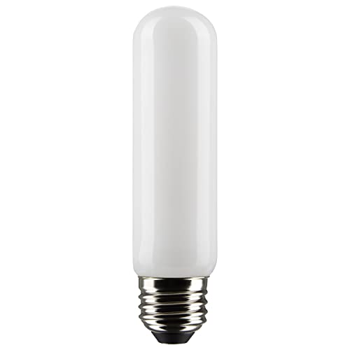 Satco 8-Watt LED E26 Light Bulb, 3000K, 15000 Hour Rating, Dimmable, Frost