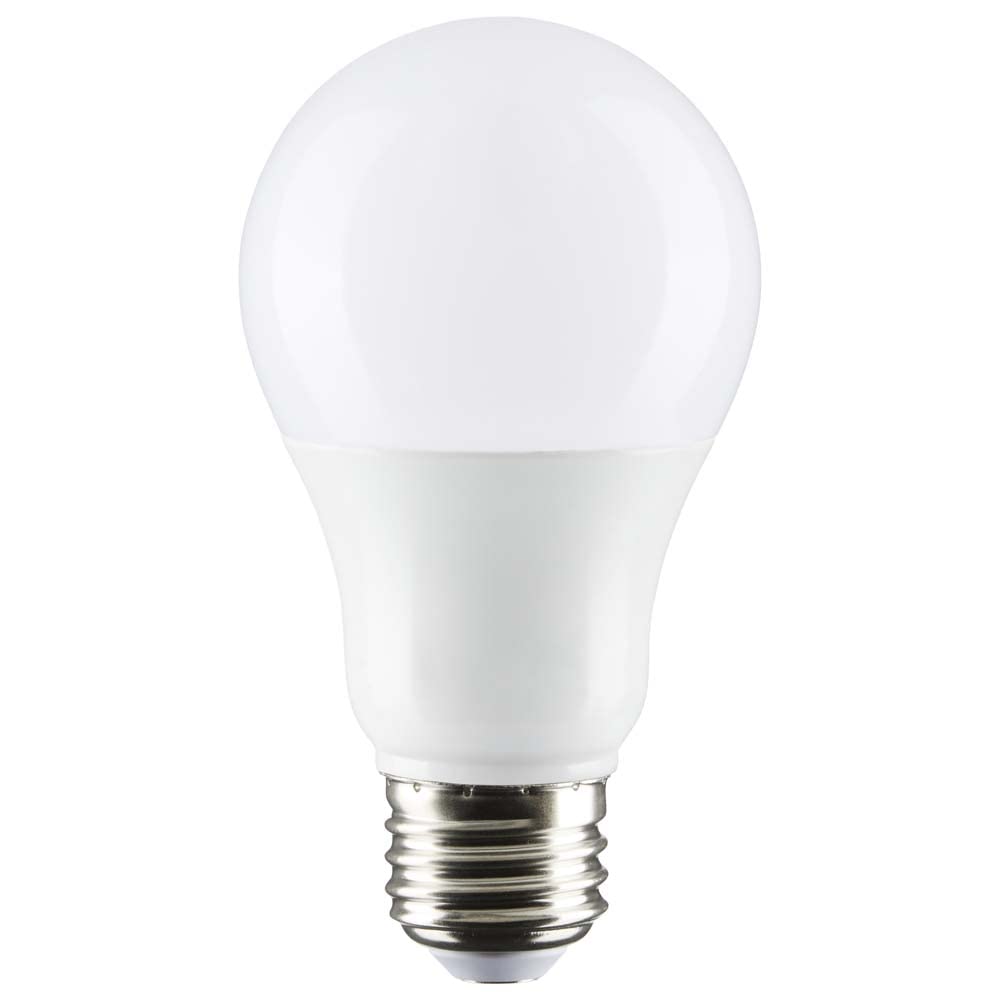 Satco 8.8-Watt LED E26 Light Bulb, 2700K, 25000 Hour Rating, Dimmable White