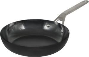 saveur selects nitri-black carbon steel 10-inch frying pan, induction-ready, voyage series