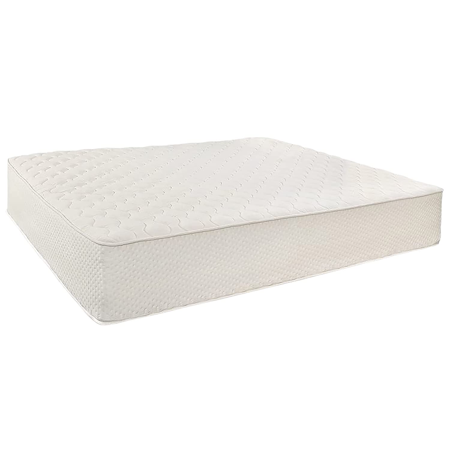 Latex for Less 2-Sided Natural Latex Mattress 7" | Natural Latex, Organic Cotton and Pure, Natural Wool | Handcrafted in The USA | GOTS Certified Organic Cotton | Natural Wool | Twin