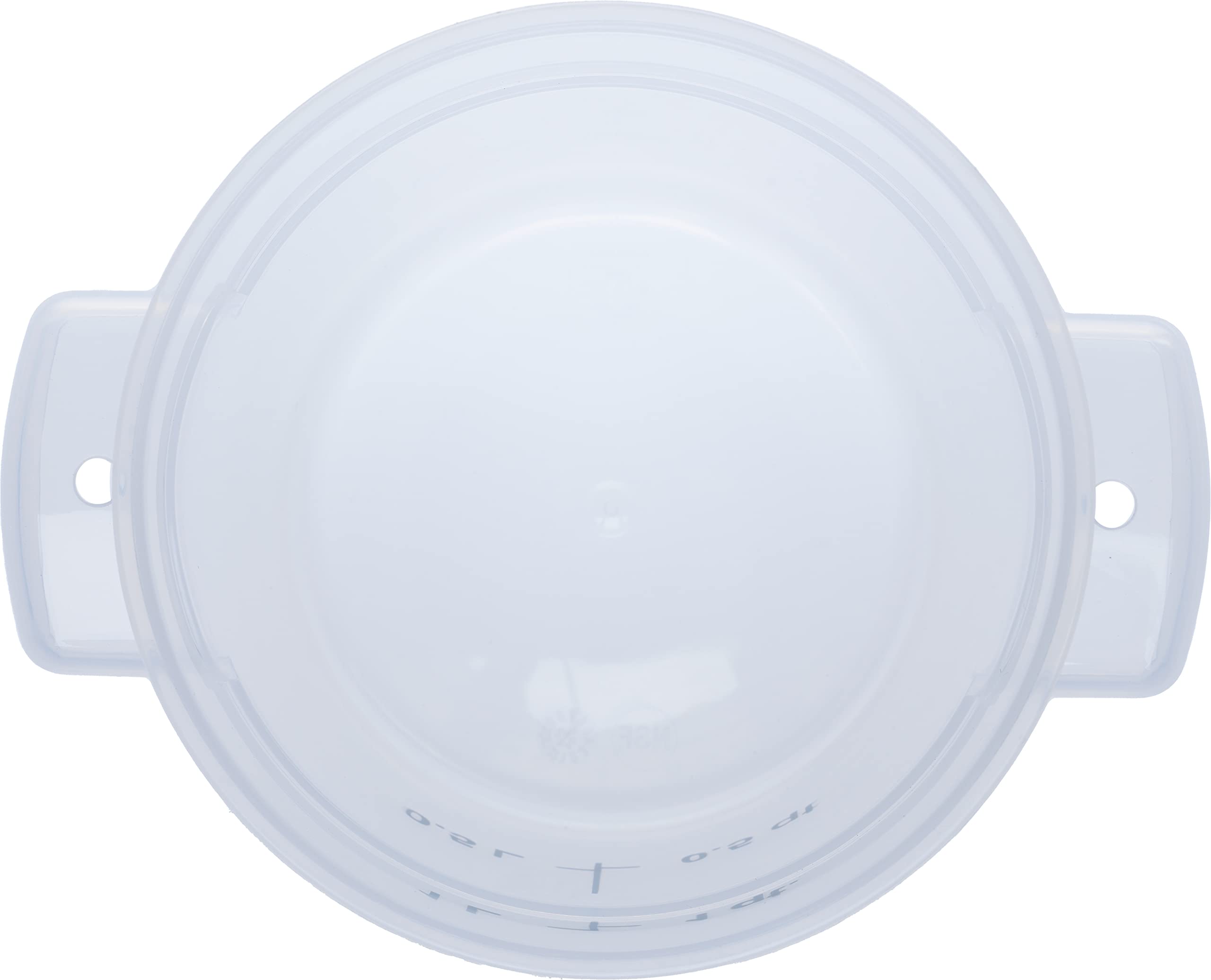 Carlisle FoodService Products Storplus Round Food Storage Container with Stackable Design for Catering, Buffets, Restaurants, Polypropylene (Pp), 1 Quart, Clear