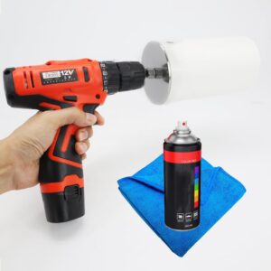 scottchen PRO Spray Can Paint Shaker Mixer - Drill Powered Electric Spray Paint Mixing Tool for Quick and Evenly Mixing, 1 PC