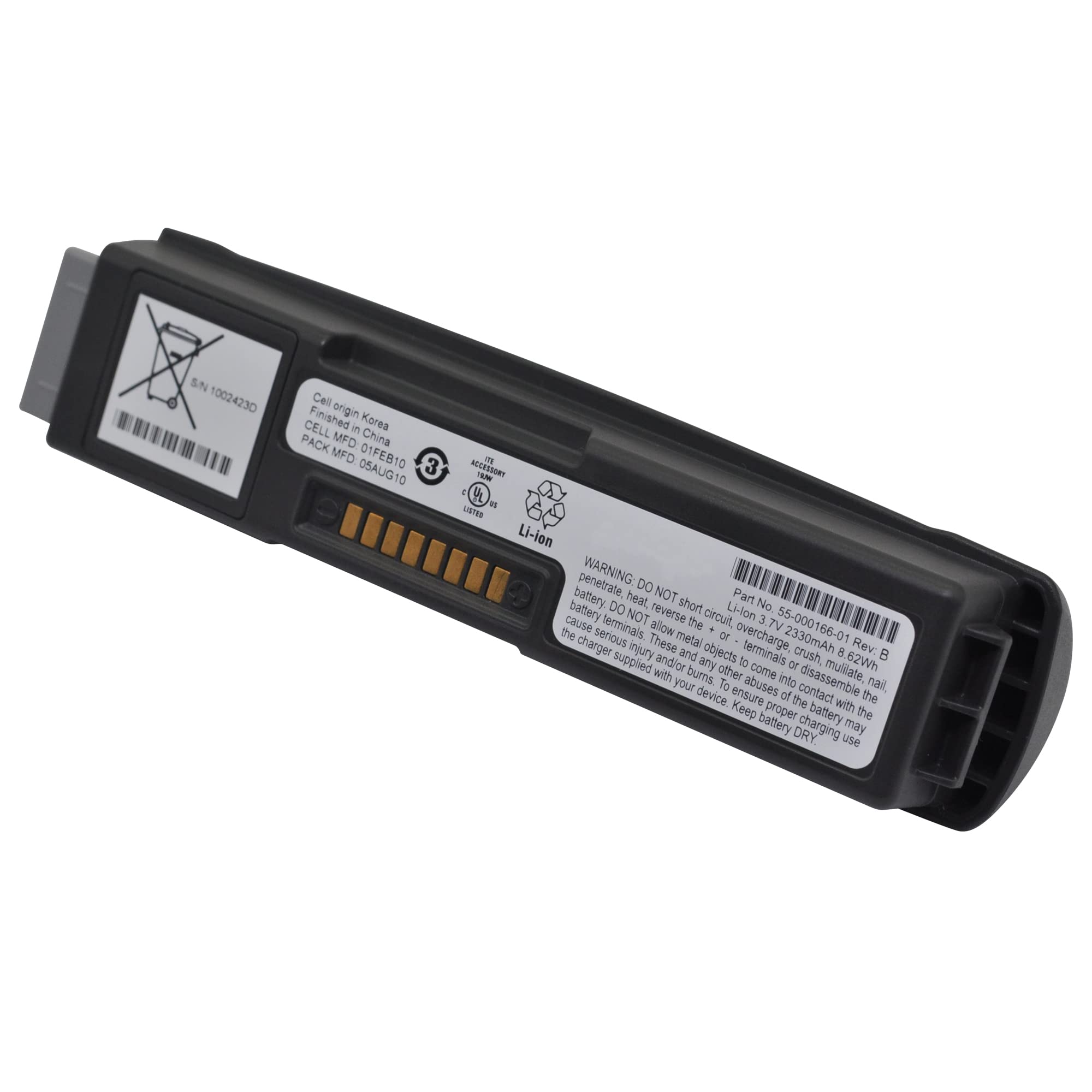 LAPTPBAT New Battery 55-000166-01 82-90005-05 for Symbol Scanner WT4000 WT4070 WT4090 WT41N0 3.7V 2330mAh