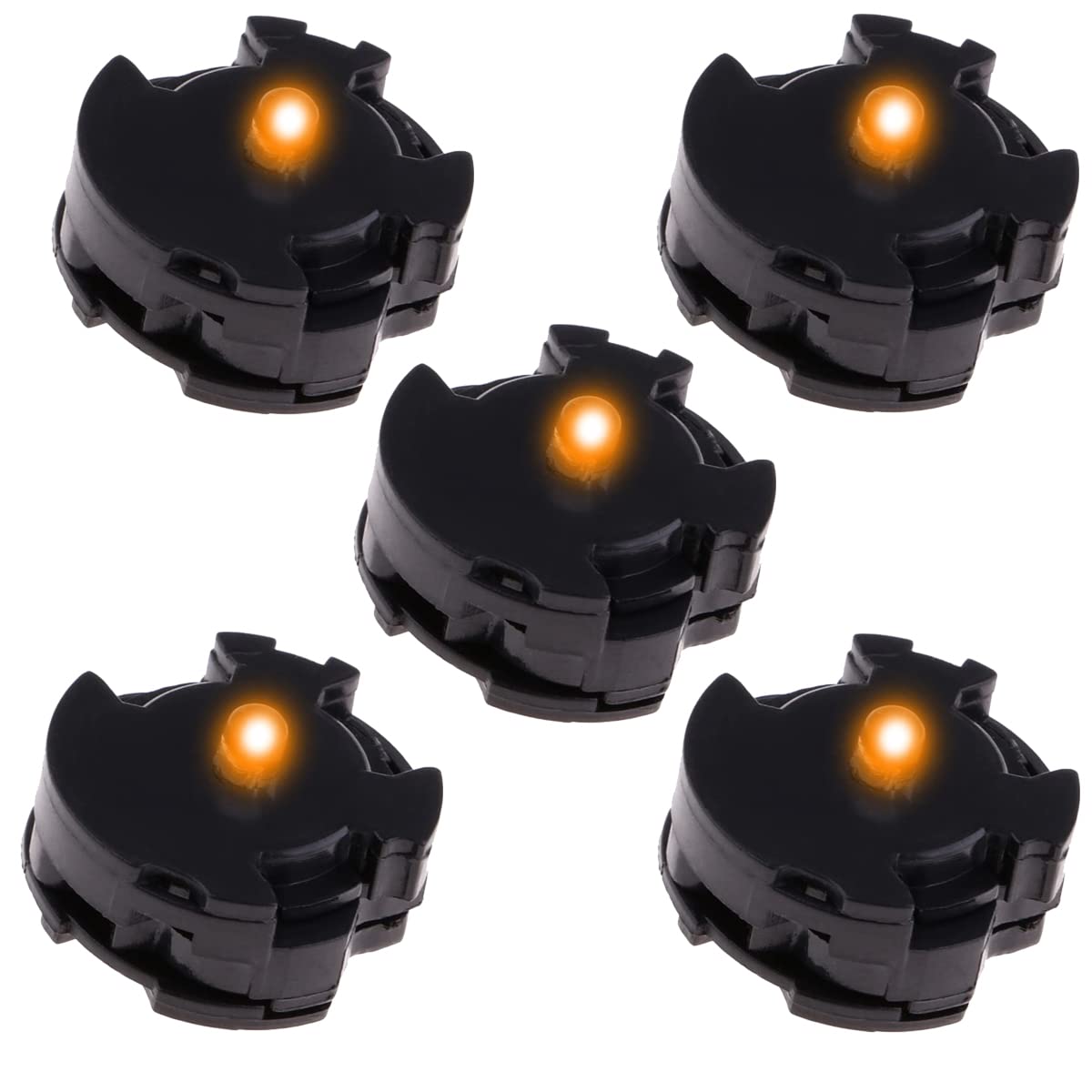 Tesytto 5PCS LED Units for Gundam Models Kits, MG LED Unit Set for Gundam 00 MG GN-X Light Up Certain Gundam Models Hobby Accessories (Yellow)