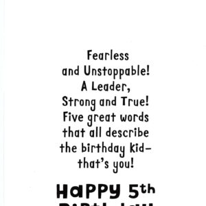 The Lion Guard Happy 5th Fifth (Age 5) Birthday Card Featuring Kion, Fuli, Bunga, Ono, and Beshte: You're 5... Let Out an Epic Roar!