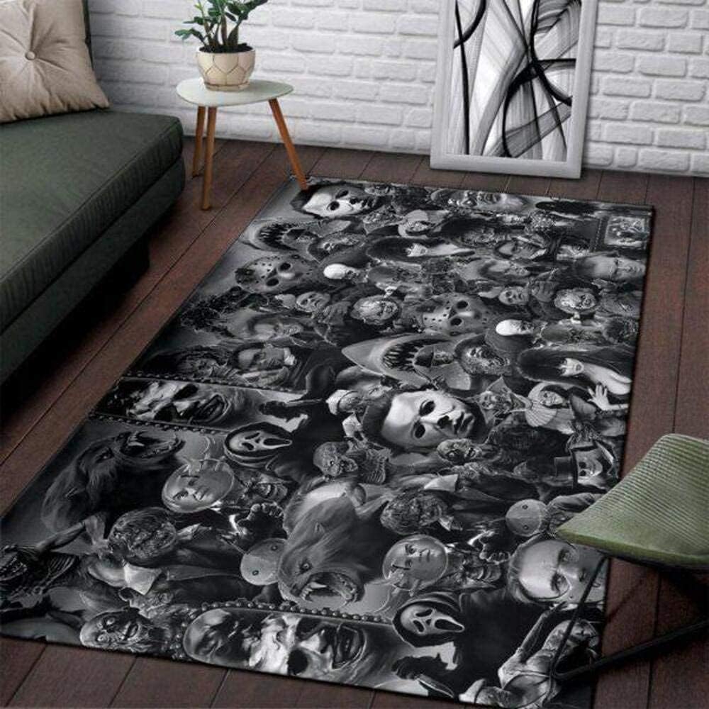 oHome Design Famous Horror Halloween Area Rug (X-Large)