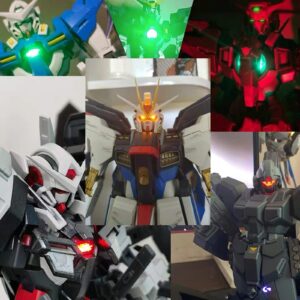 Tesytto 5PCS LED Units for Gundam Models Kits, MG LED Unit Set for Gundam 00 MG GN-X Light Up Certain Gundam Models Hobby Accessories (Yellow)