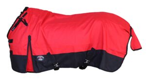 challenger 60" 1200d turnout rain horse sheet light winter blanket gusset 328