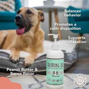 Natural Dog Company Wellness Bund$le for Dogs, Food Toppers, Liquid Supplements with (1) Skin & Coat Oil, (1) Liquid Glucosamine, (1) Calming Oil