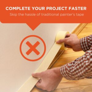 Black+Decker 12-Inch Paint Shield, Trim Guide for Painting Straight Lines