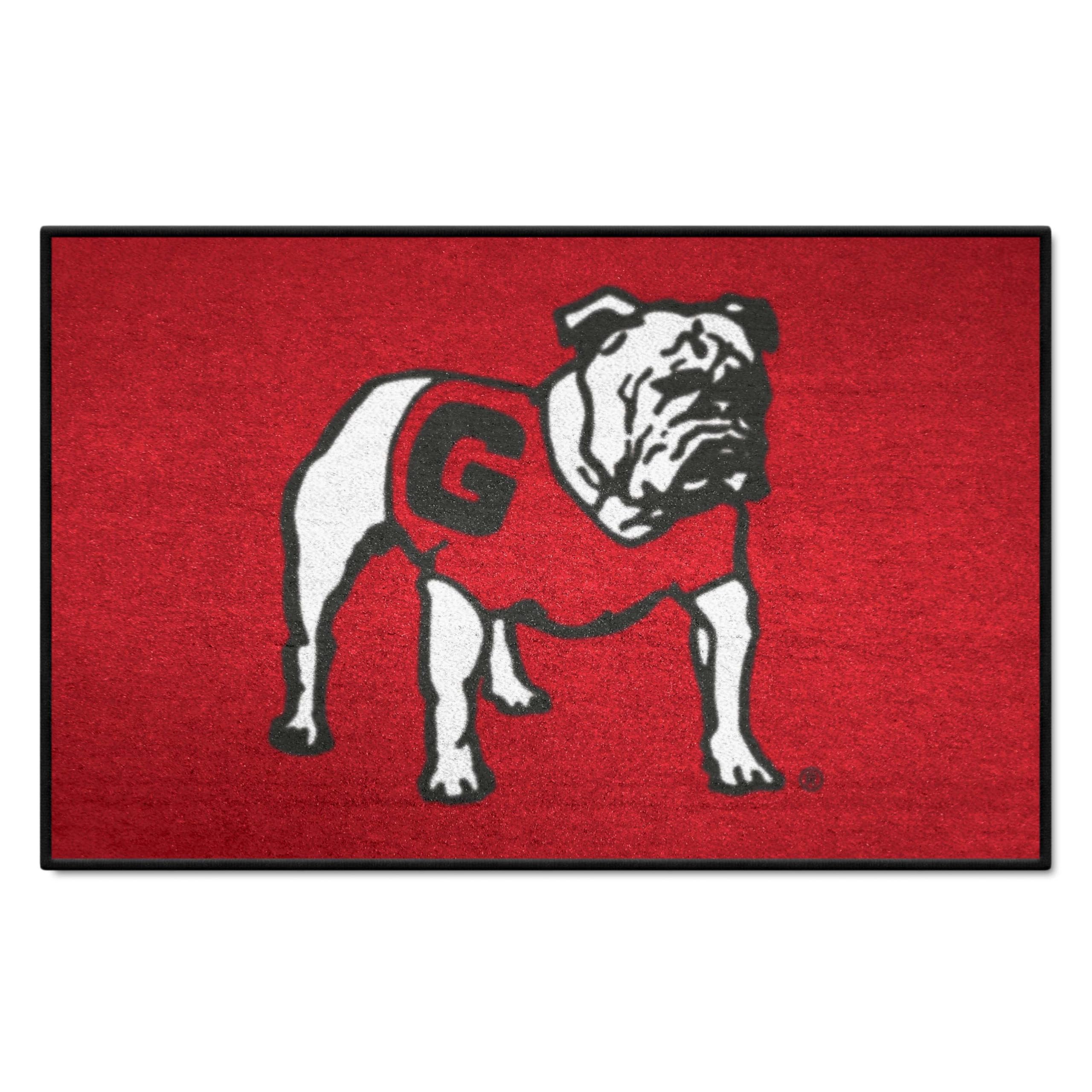 FANMATS 35700 NCAA - Georgia Bulldogs Starter Mat Accent Rug - 19in. x 30in.| Sports Fan Home Decor Rug and Tailgating Mat