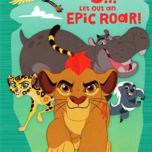 The Lion Guard Happy 5th Fifth (Age 5) Birthday Card Featuring Kion, Fuli, Bunga, Ono, and Beshte: You're 5... Let Out an Epic Roar!