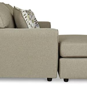 Signature Design by Ashley Renshaw Modern Sectional Sofa Couch with Chaise Lounge, Grayish Brown