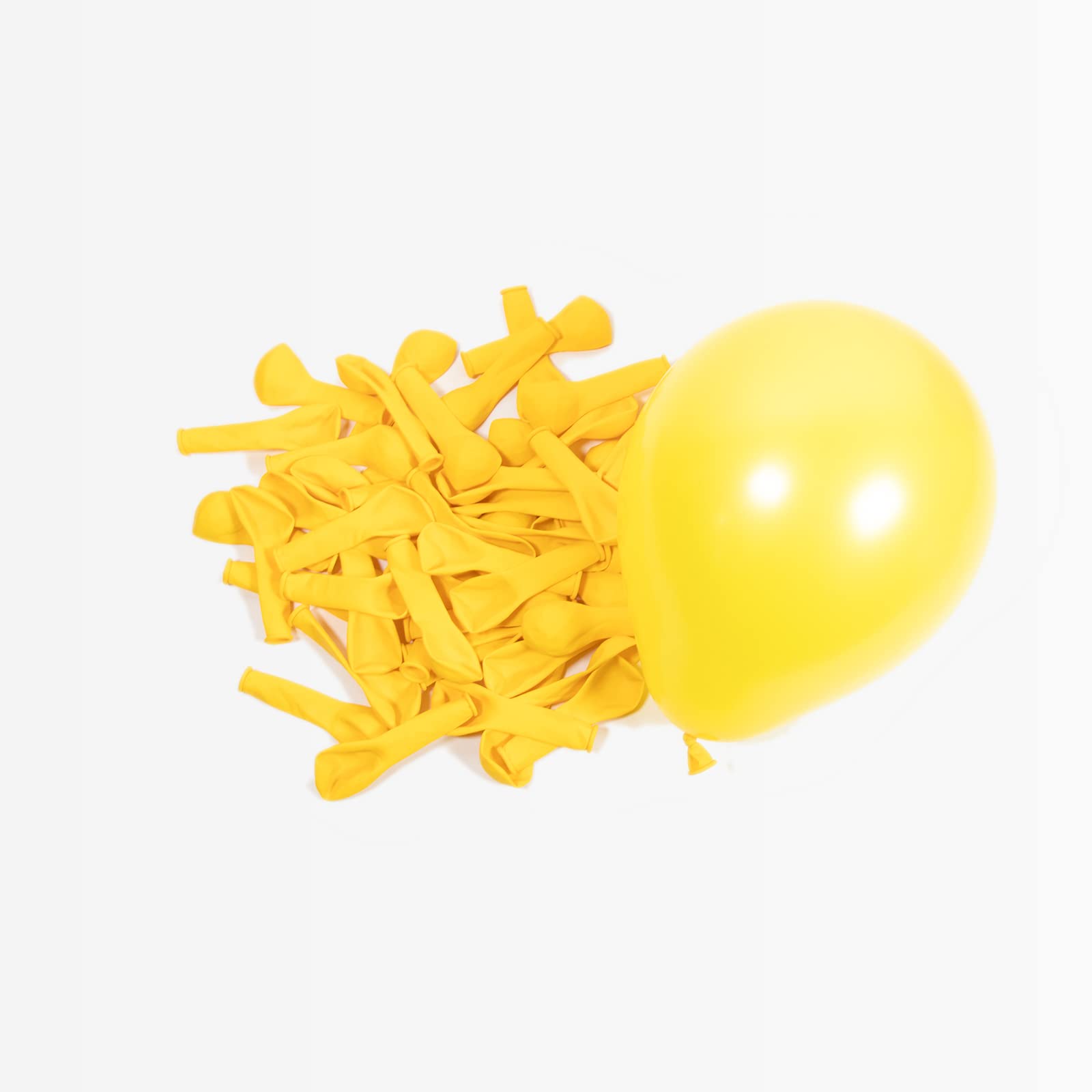 Yellow Balloons 5 Inch 100 Pack, JOGAMS Yellow Latex Balloons Mini Balloons Party Balloons for Sunflower Sunshine Bee Lemon Baby Shower Bridal Shower Birthday Party Decorations