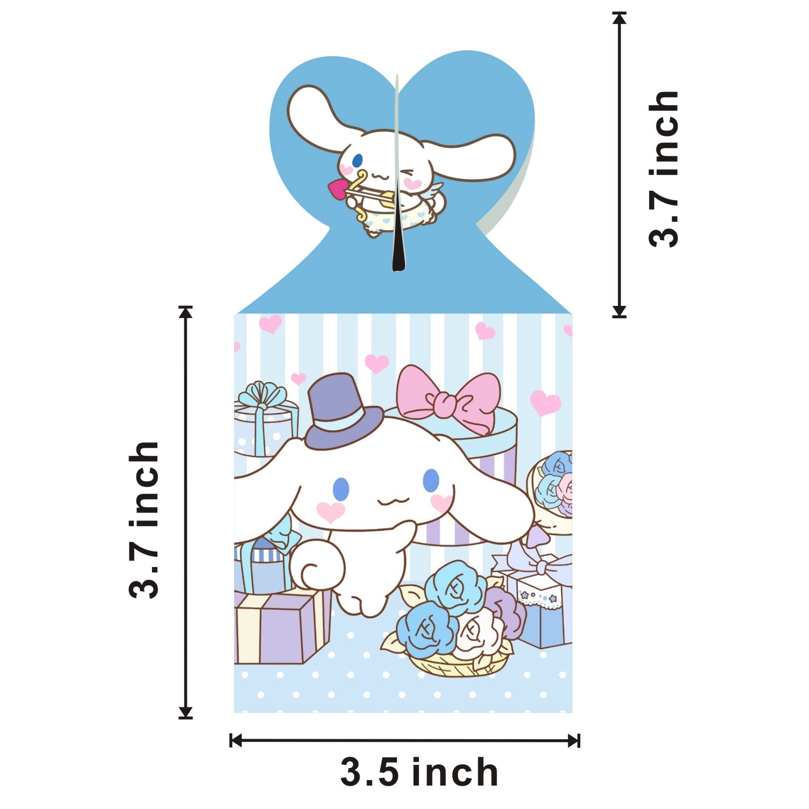 ARHAVI 12pcs Cinnamoroll Party Favor Gift Boxes, Cinnamoroll Birthday Party Supplies for Kids Party Decorations