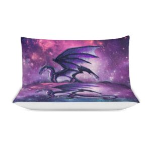 TZHIMEI 3-Piece Bedding Set Fire Dragons Wings Ultra Soft Duvet Cover with 2 Pillowcase Comforter Sets 86"x70"