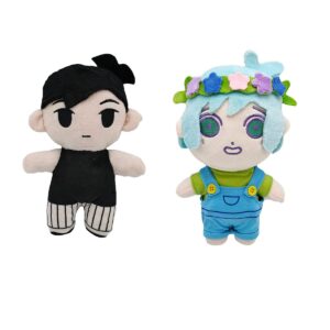 2PCS 8.26 in Omori Stuffed Pillow Cartoon Cosplay Merch Prop Game Figure Plush Toy