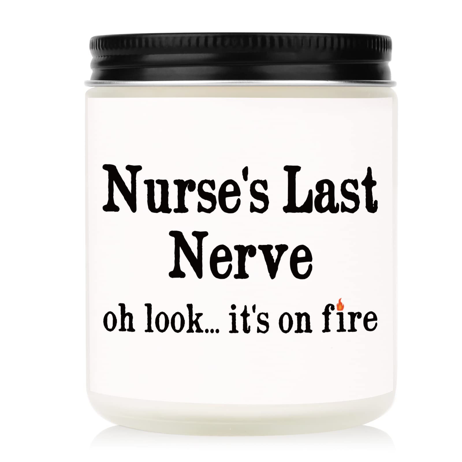 PETALSUN Nurse Gifts for Women, Nurse Christmas Gifts - Handmade Lavender Natural Soy Wax Candle (7oz) - Cool Nurse Gift, Rn Gifts for Nurses, Nurse Appreciation Gifts