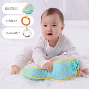 Infants Tummy Time Pillow, Tummy Time Pillow for Babies, Montessori Sensory Crawling Toy for Newborn Tummy Time Toys 0-6 Months, Ergonomic Design for Easier Parenting development, Support Pillow Toys